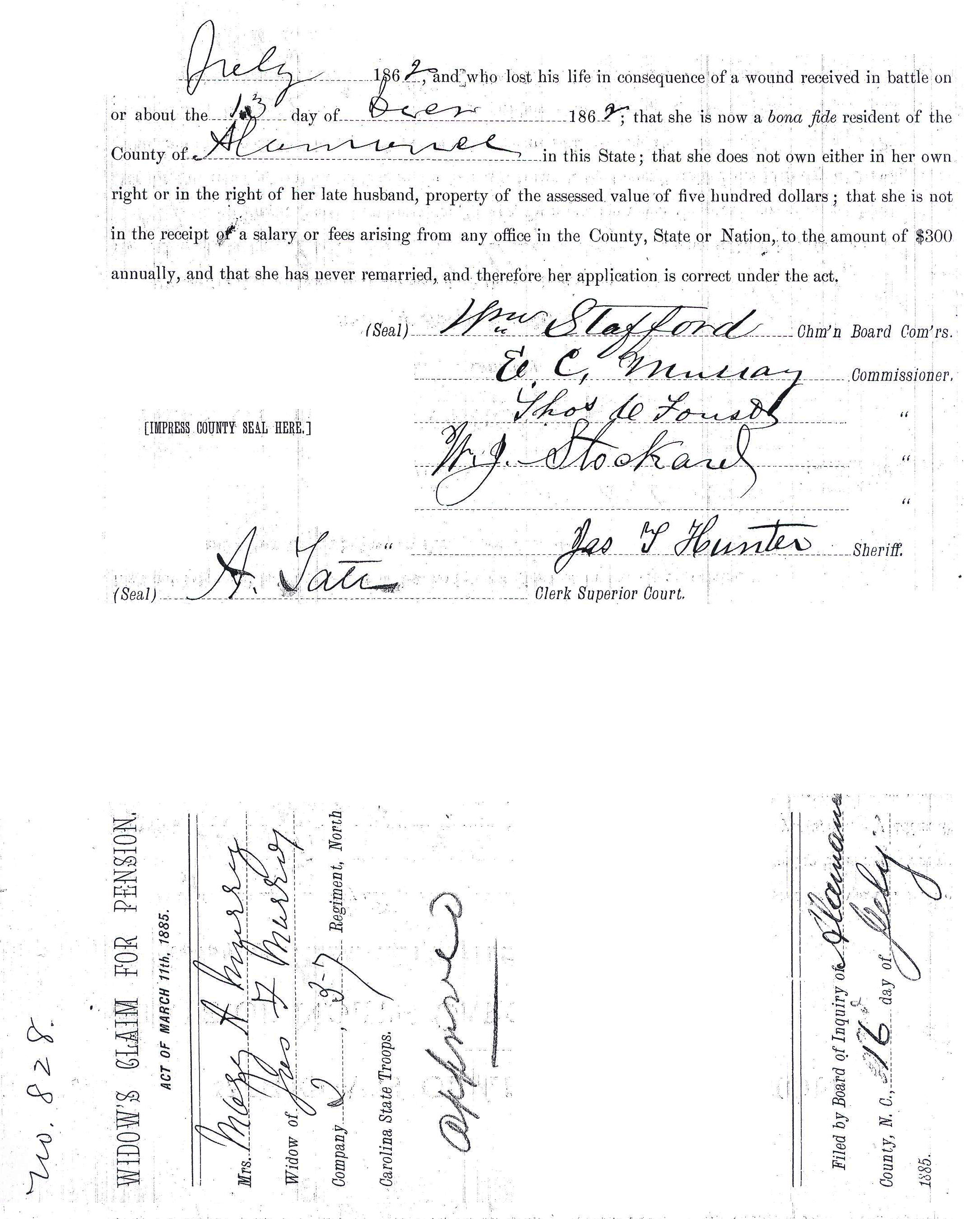Mary A Murray document