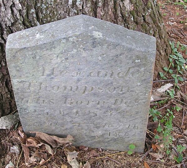 Alexander Thompson Headstone