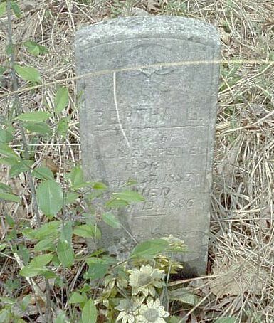 Bertha Pennell - White Cemetery