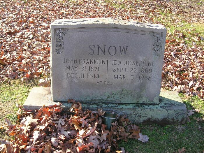 John Snow - Shady Grove Cemetery