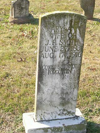 Mary  Smith - Shady Grove Cemetery