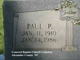 Paul P Moose Headstone