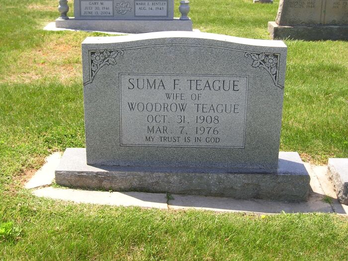 Suma  Teague 2nd wife of Woodrow Teague