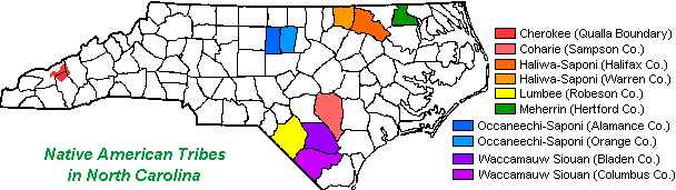 map of Native American tribes in North Carolina (7.68k)