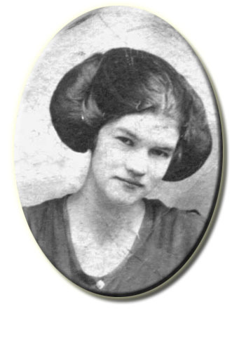 Carrie Morton Cole as a young girl