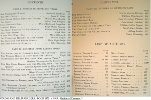 Young & Field READERS. Book Six. 1915