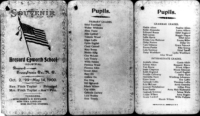 Epworth School Roster