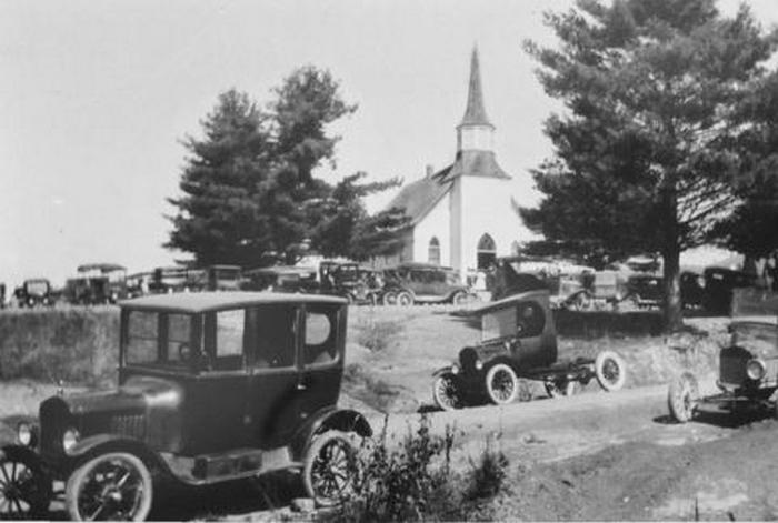 Sunday morning at Little River Baptist Church - 1923