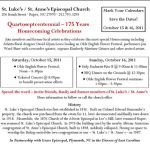 St. Luke’s/St. Anne’s Episcopal Church Quartoseptcentennial