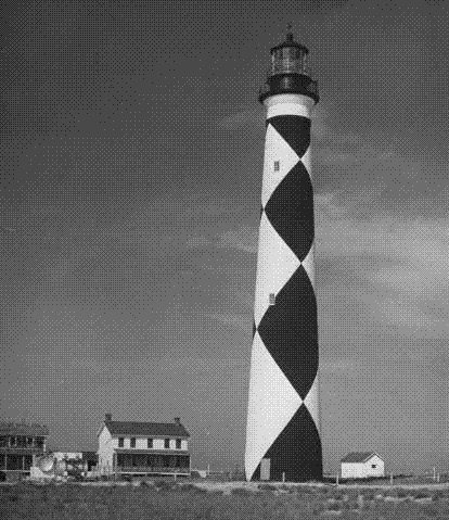 Cape Lookout Lighthouse. Digital image. Life Images @ Google. Web. <http://is.gd/3cyaS>.  Picture taken March 1946.