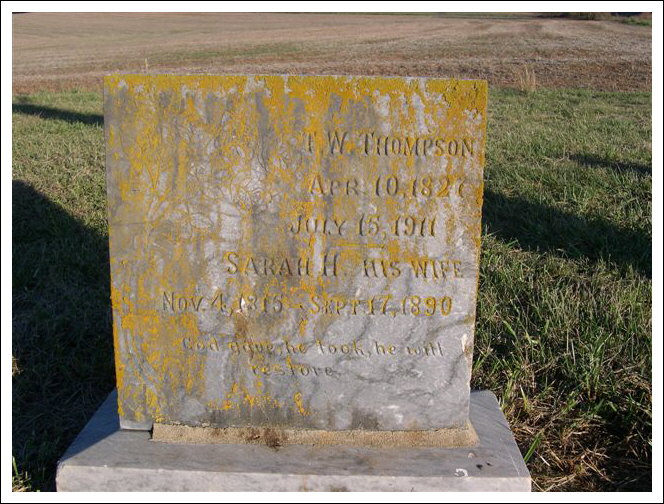 T. W. and Sarah Thompson