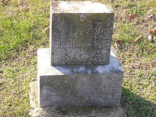 Jane Smith - Shady Grove Cemetery