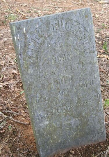 James Thompson Headstone