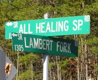 Lambert Fork Rd Sign