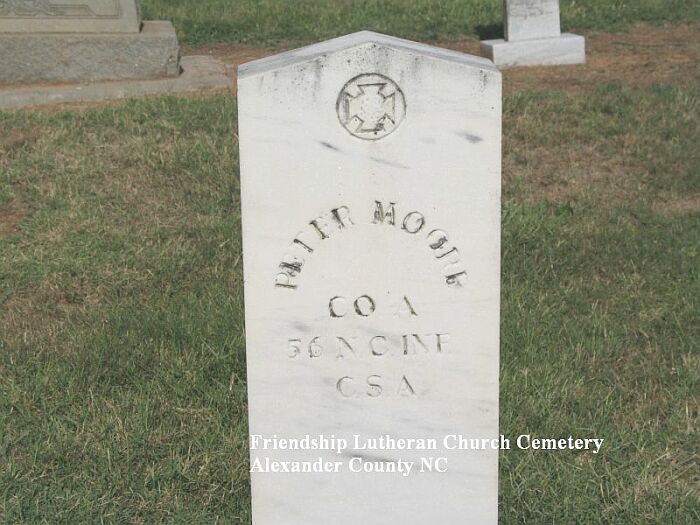 Peter Moore Headstone - Friendship