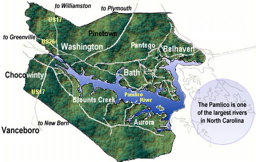 Beaufort Co Nc Map