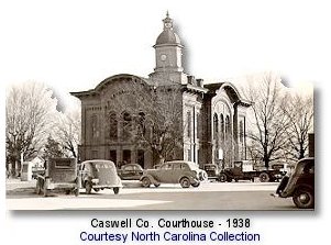 Caswell County Courthouse 1938