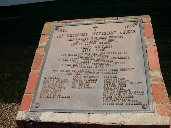 Whitakers_Chapel_Methodist__Church_Plaque