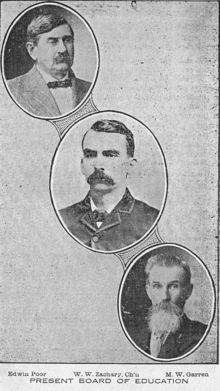 Present Board of Education 1910