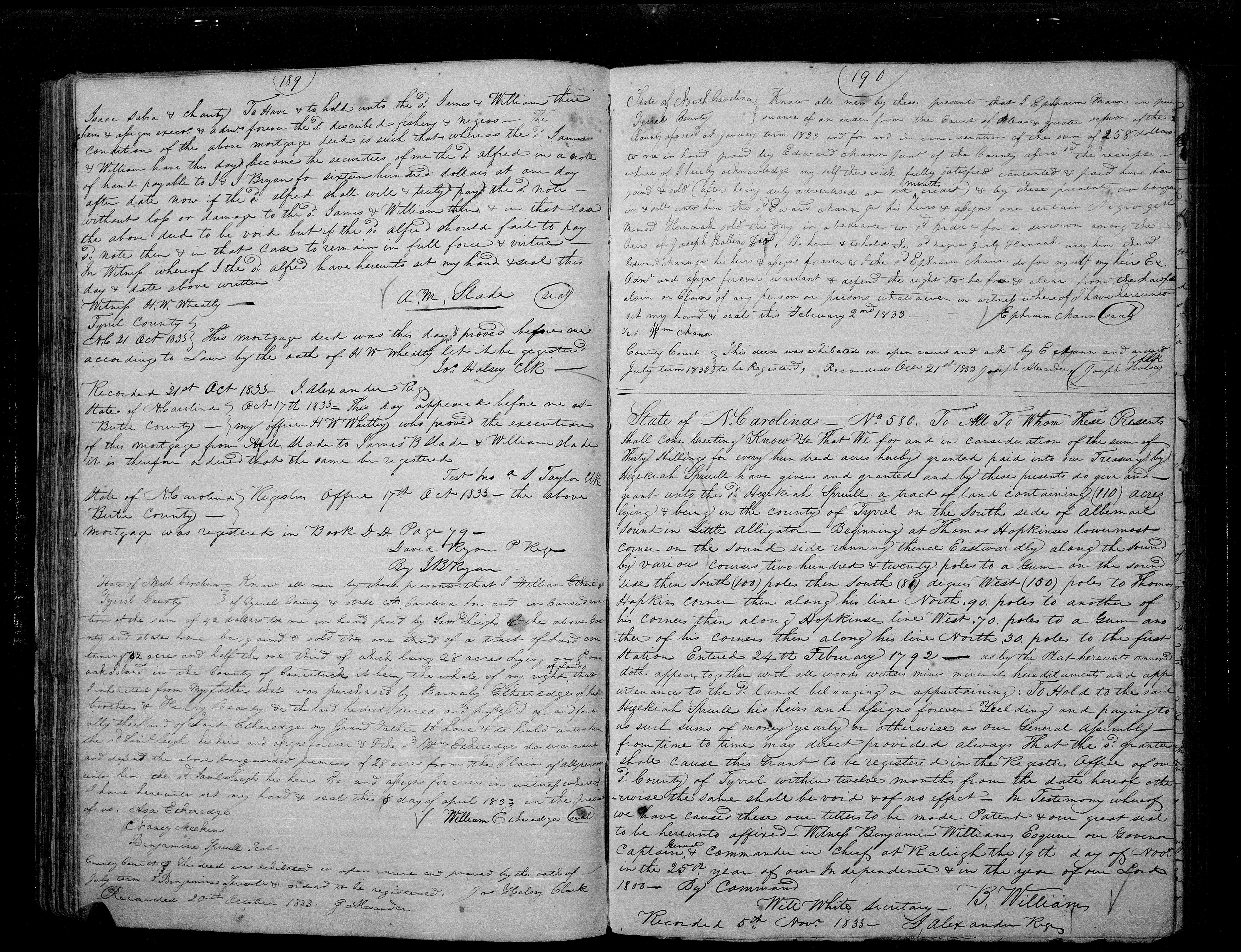 Deed of Alfred M. Slade